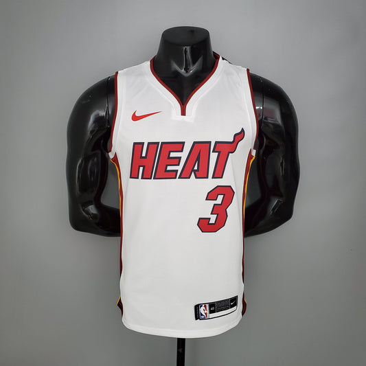 Camiseta sin mangas de local de los Miami Heat de la NBA - WADE #3 